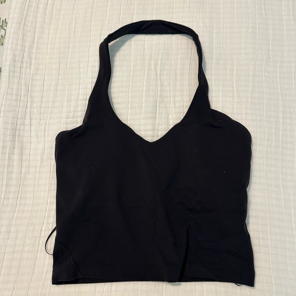 lululemon athletica Black halter Top